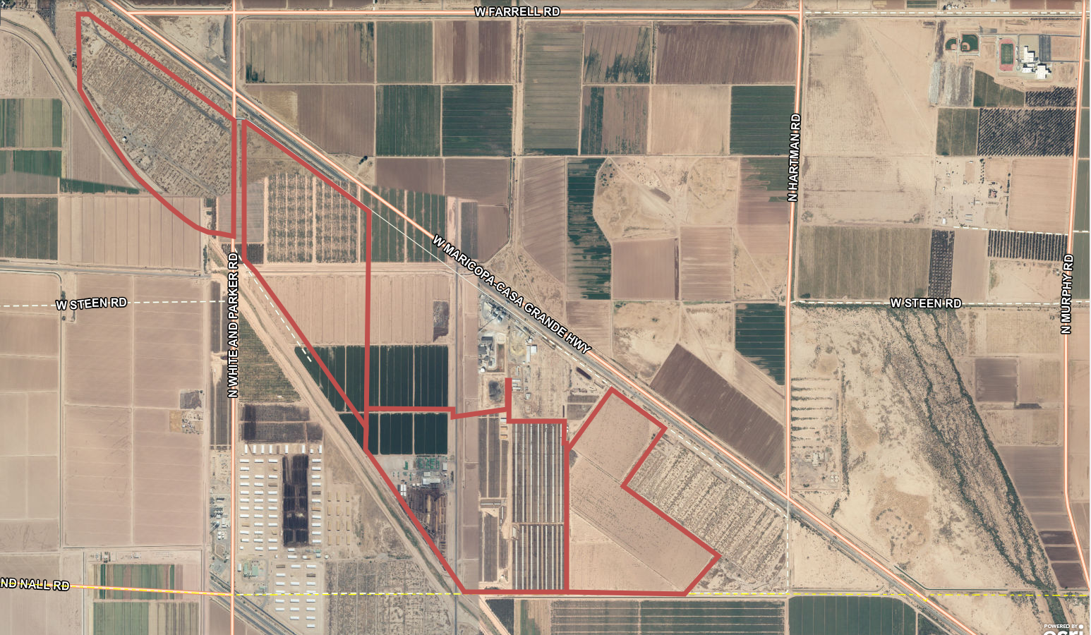 Maricopa Business Park Map